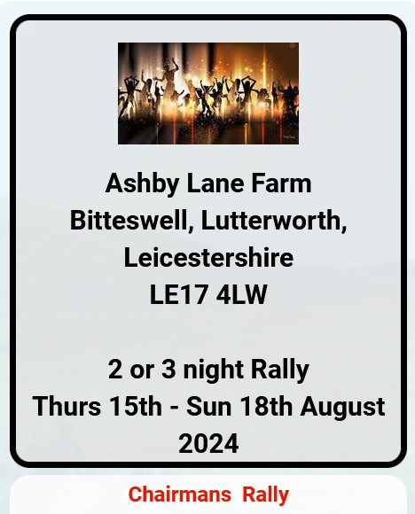 Leics Chairmans Rally at Bitteswell
